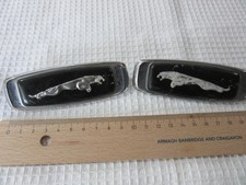 PAIR VINTAGE BLACK & SILVER