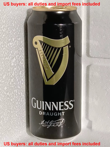 Empty beer can - beer, guinness