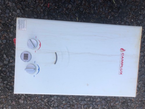 Camplux portable gas - gas, water