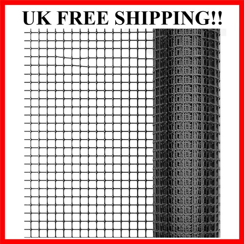 Black plastic pvc garden fence - plastic,