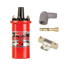 MSD Ignition Blaster 2 Performance Ignition Coil With Ballast Resistor (Red)