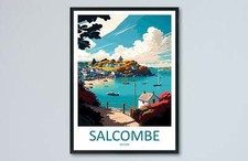 Salcombe Travel Print Wall Art
