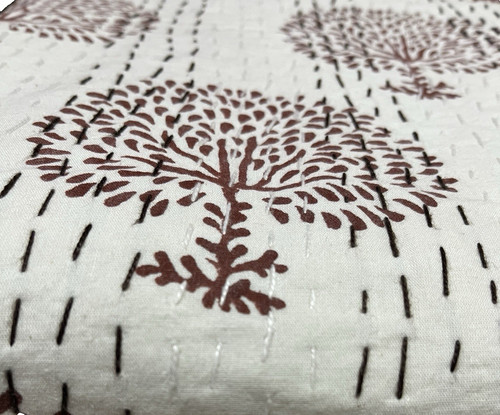 Indian kantha quilt - indian,