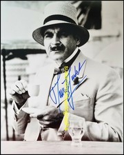 David Suchet Autograph Signed Agatha Christie's Hercule Poirot UACC RD 96