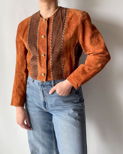 Vintage suede jacket - vintage,