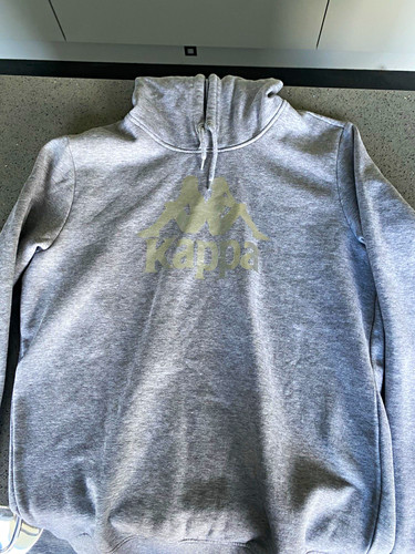 Kappa grey fleece pullover - grey,