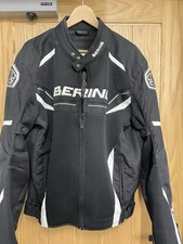 Bering Scream Motorcycle Jacket With Armour Black/white