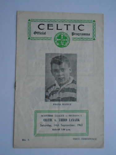 Celtic third lanark 1963 - v,