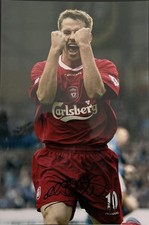 Michael Owen Signed 18 X 12