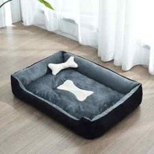 Royal Animals Super Soft Sofa Dog Beds Waterproof Bottom Soft Fleece Warm Bed Fo