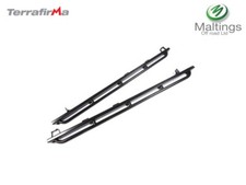 TERRAFIRMA ROCK SLIDERS WITH TREE BARS TF814 BLACK FITS - DEFENDER 130