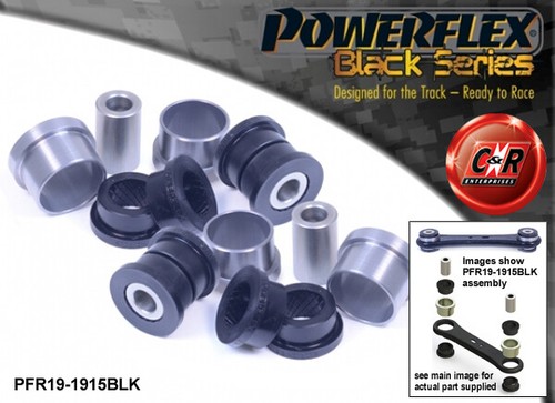 Powerflex black rear toe - black, link