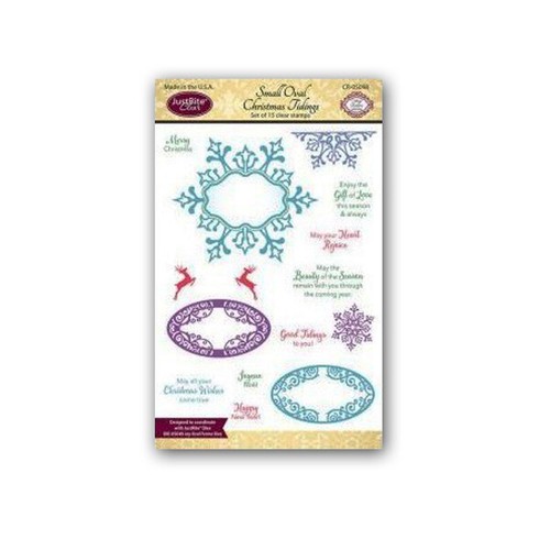 Justrite clear small oval - clear,