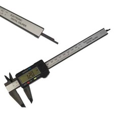 150MM 6" DIGITAL VERNIER CALIPER - CARBON FIBRE - internal external & depth