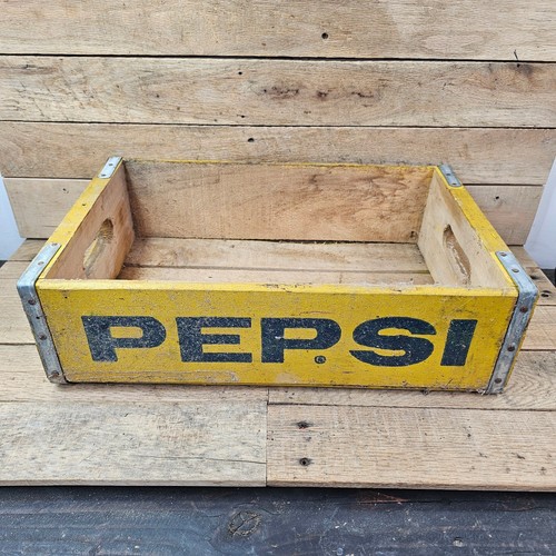 Vintage 1982 pepsi cola wooden - vintage,