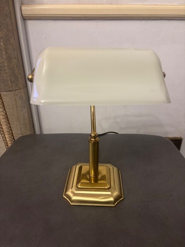 Antique banker desk lamp - desk,