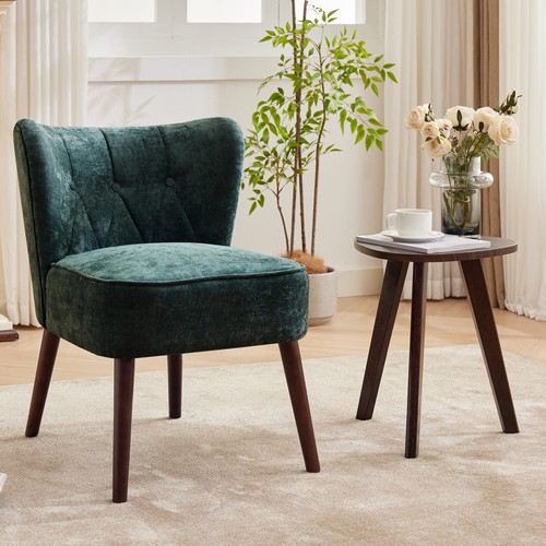 Modern velvet accent chair - modern,