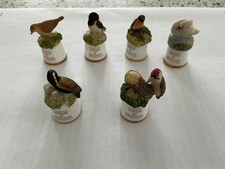 Vintage Set of 6 Birds of