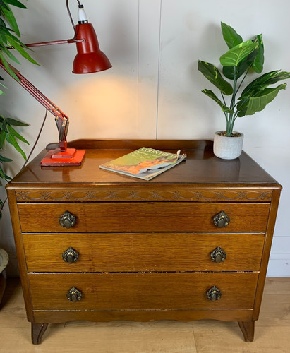 Mid century vintage lebus oak - mid,