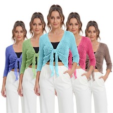 Womens tie open front - , up