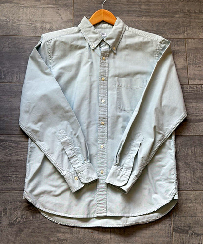 Uniqlo men green solid - men's,