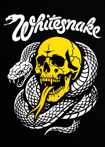 Whitesnake sew on - ,