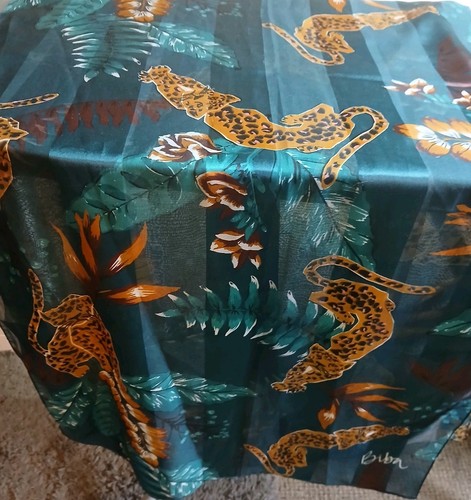 Biba big cat leopard teal - leopard,
