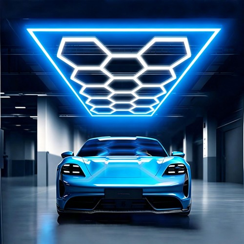 Hexagon garage light hex - hexagon,
