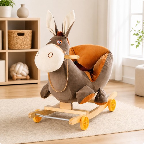 Soft mule rocking toy - rocking,