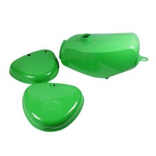 Paint set tank side cover yellow-green, lime green for Simson S51 S50 S70 RAL6018