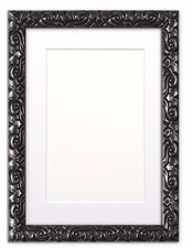 Antique Cushion Ornate Swept Picture Frame Photo Poster Frame With Bespoke Mount