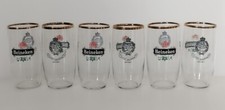 VINTAGE RARE ROYAL TANK REGIMENT 5Oth ANNIVERSARY 1917-1967 HEINEKEN GLASSES x 6