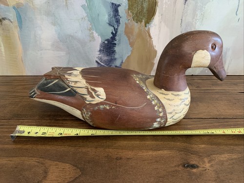 Vtg wooden canada goose - vtg,