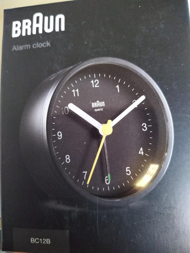 Braun bc12 classic alarm clock - braun,