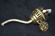 Vintage Mini  Oil Lamp Burner With Wick  ~ Made in Hong Kong/15MM THREAD / C540