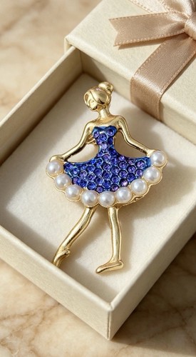 Elegant dance ballerina enamel - dance,