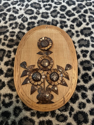 1970 wall art - art, wood
