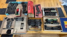 Hornby O Gauge Clockwork - Large Job Lot - Track, Engines, Wagons and Furniture