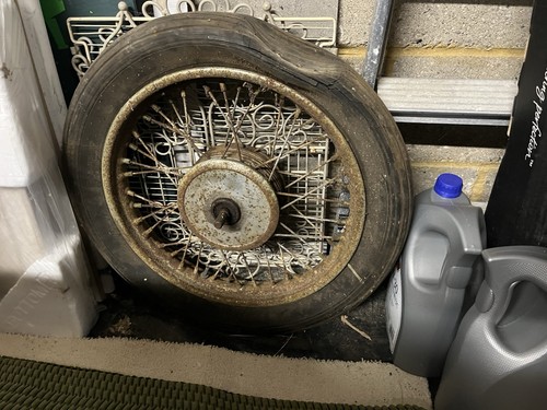 Bsa c15 front wheel - c15,