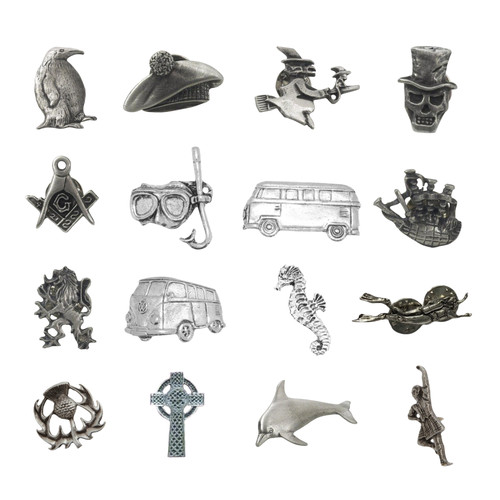 English pewter tie pin - pewter,