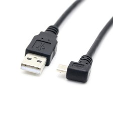 USB Charger 1M 3FT Angled 90 Data Cable For Wacom Intuos 5 Touch Tablet PTH 450