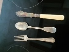 vintage cutlery set epns and pluro silver mixture 1960s
