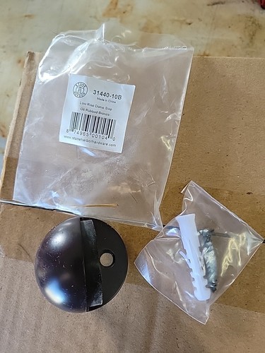 Dome door stop low - dome,