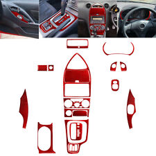 18Pcs Red Carbon Fiber Interior Full Set Kit Cover Trim For Toyota Celica 01-05 
