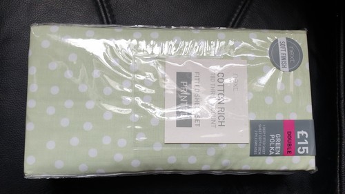 Next green polka dot - , double