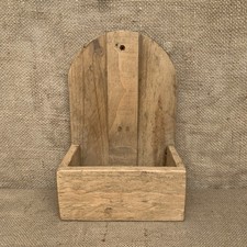 Rustic Wall Box - Worn Waxed