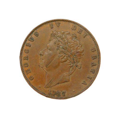 King george copper half - george,