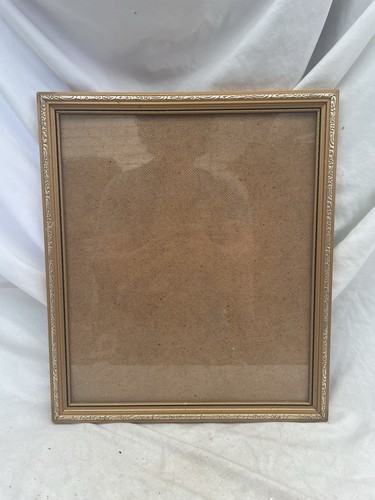 Vintage gilded wooden picture - gilded,