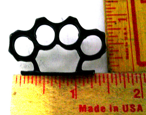 Brass knuckles pin vintage - knuckles,