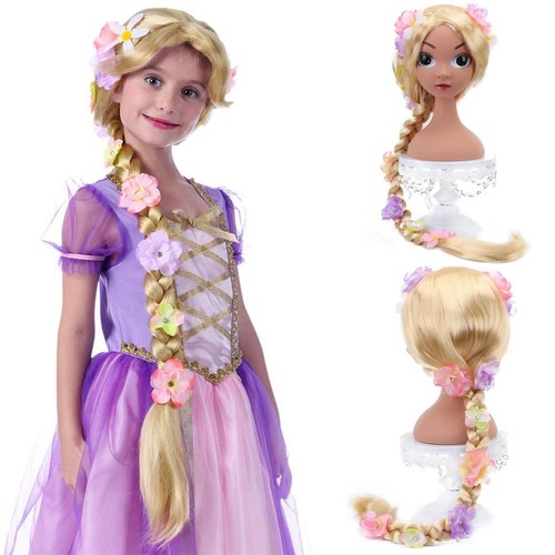 Long blonde rapunzel - long, wig